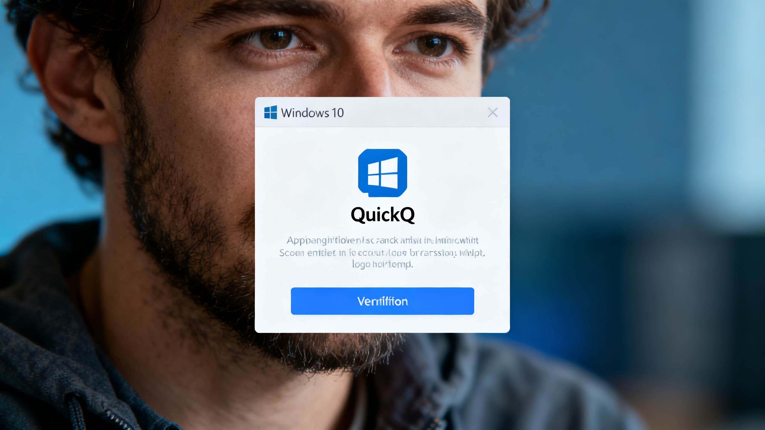 QuickQ Win10 系统适配设置 Windows端适配完成验证界面